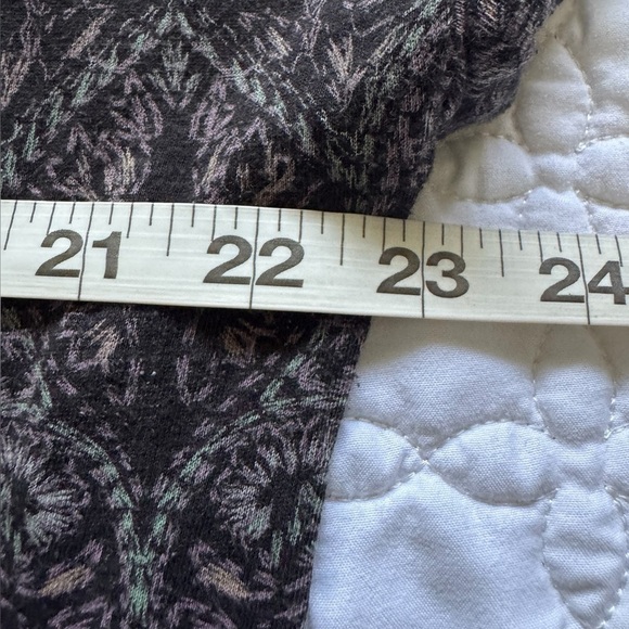 Lucky Brand Multicolor Split Back Elegant Paisley Print Women's Top Size 1X - Picture 8 of 12